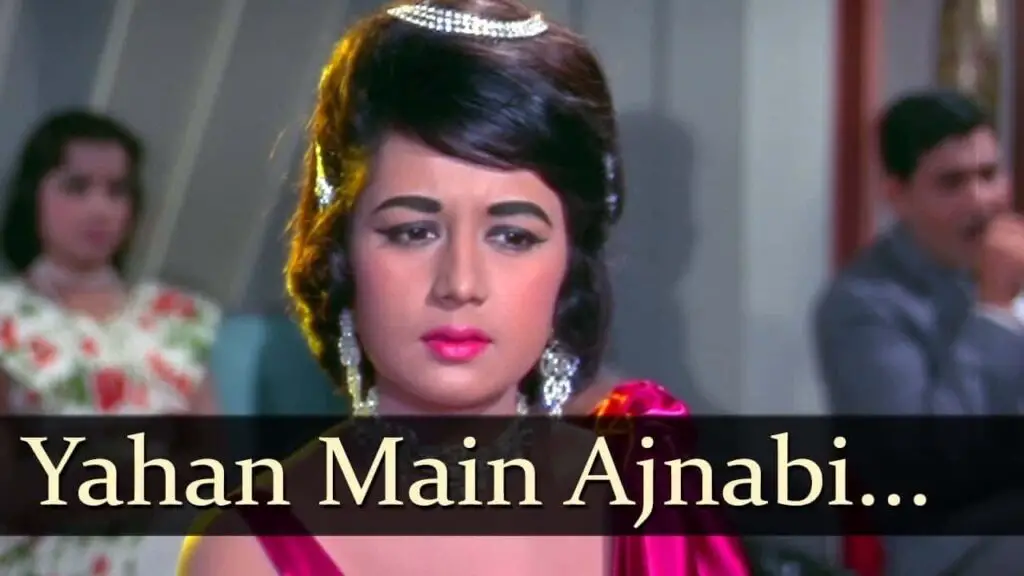 yahan main ajnabi hoon lyrics